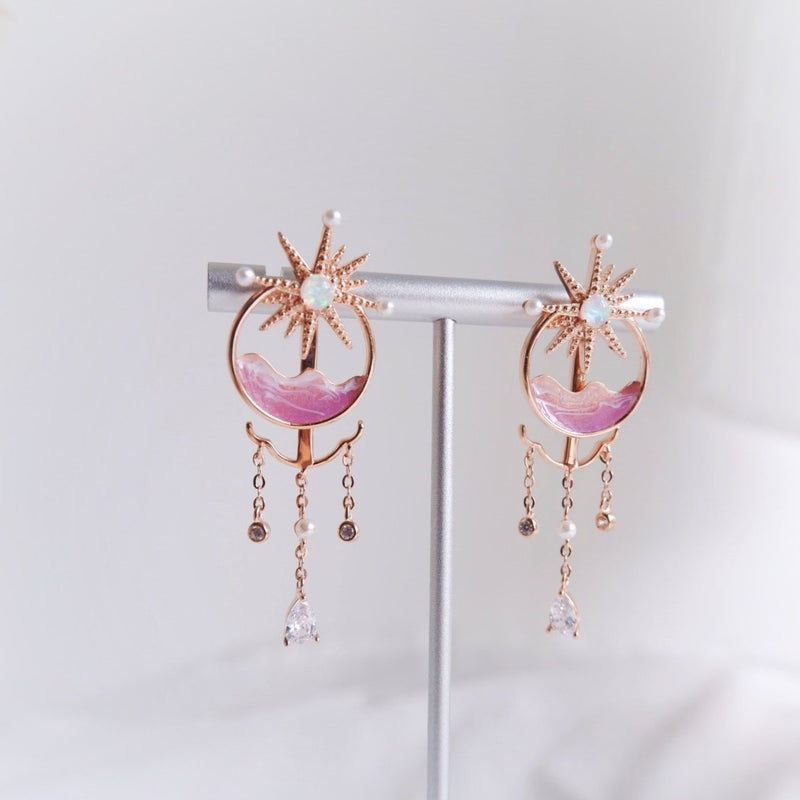 SAILING TODAY ROSE GOLD EARRINGS