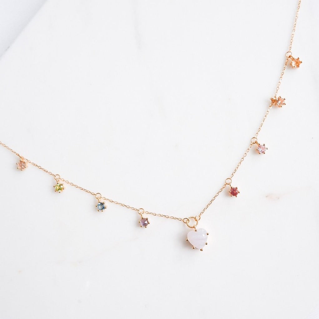 RAINBOW GEMSTONE NECKLACE