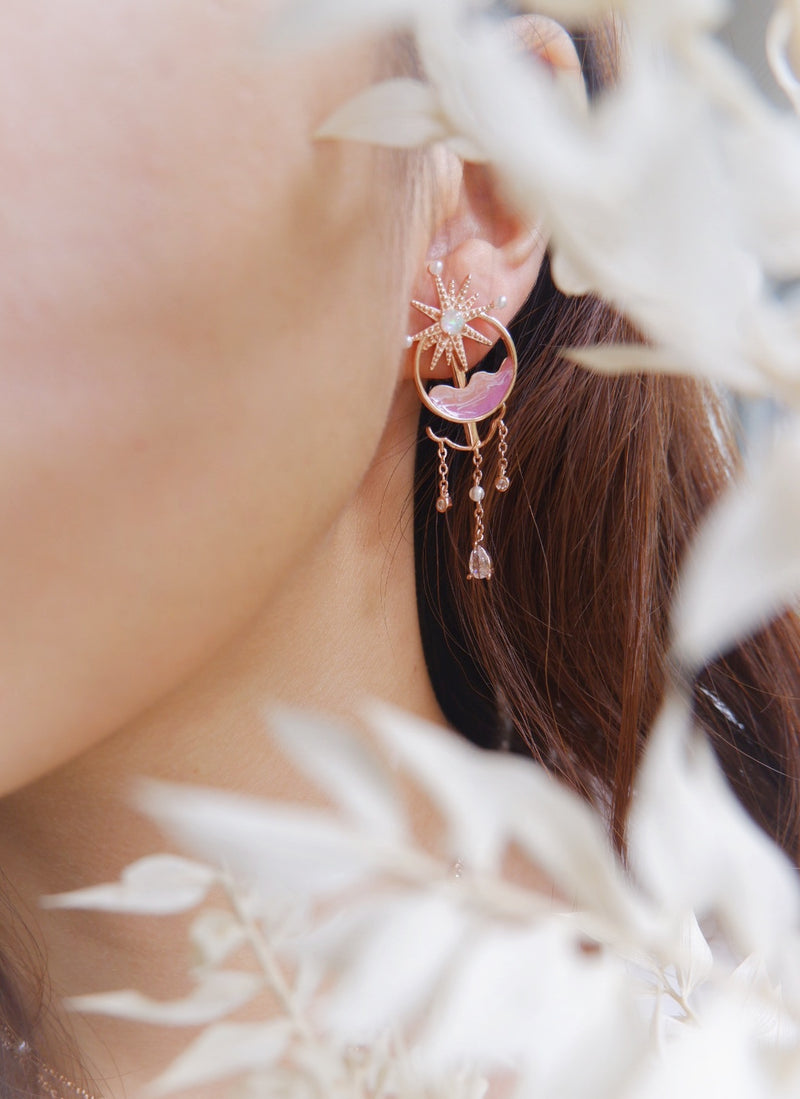 SAILING TODAY ROSE GOLD EARRINGS
