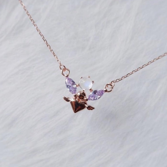 PLANTING LOVE ROSE GOLD NECKLACE