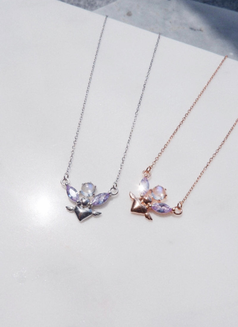 PLANTING LOVE ROSE GOLD NECKLACE