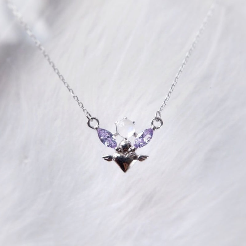 PLANTING LOVE SILVER NECKLACE