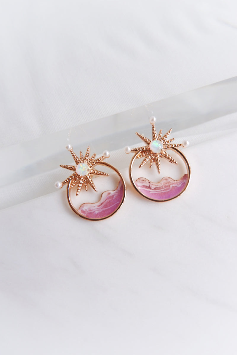 SAILING TODAY ROSE GOLD EARRINGS
